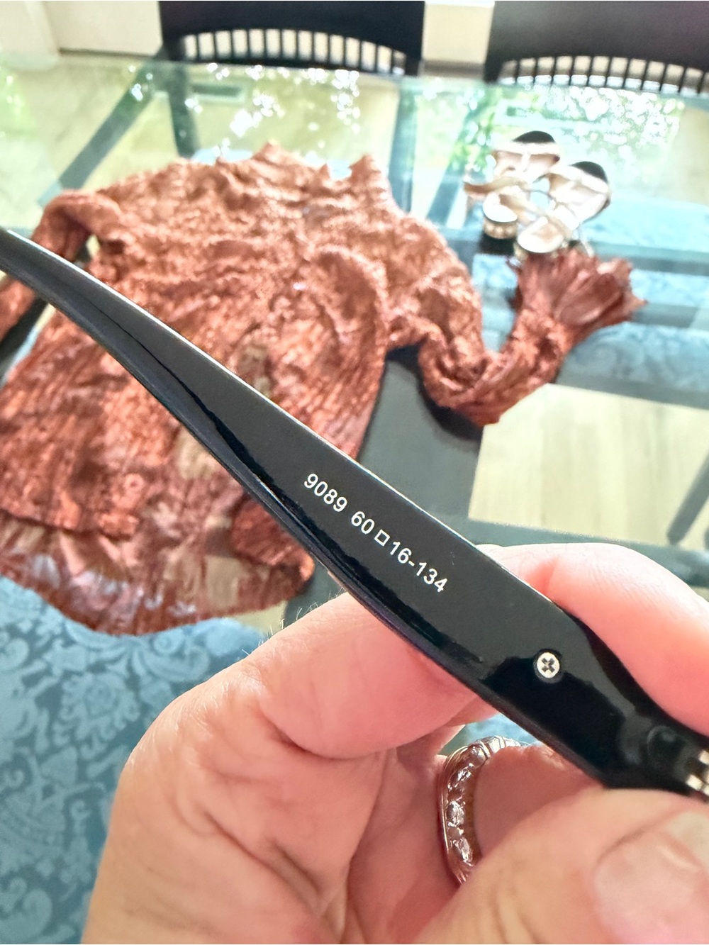 Hermes Black and Purple Sunglasses - Picture 3 of 7
